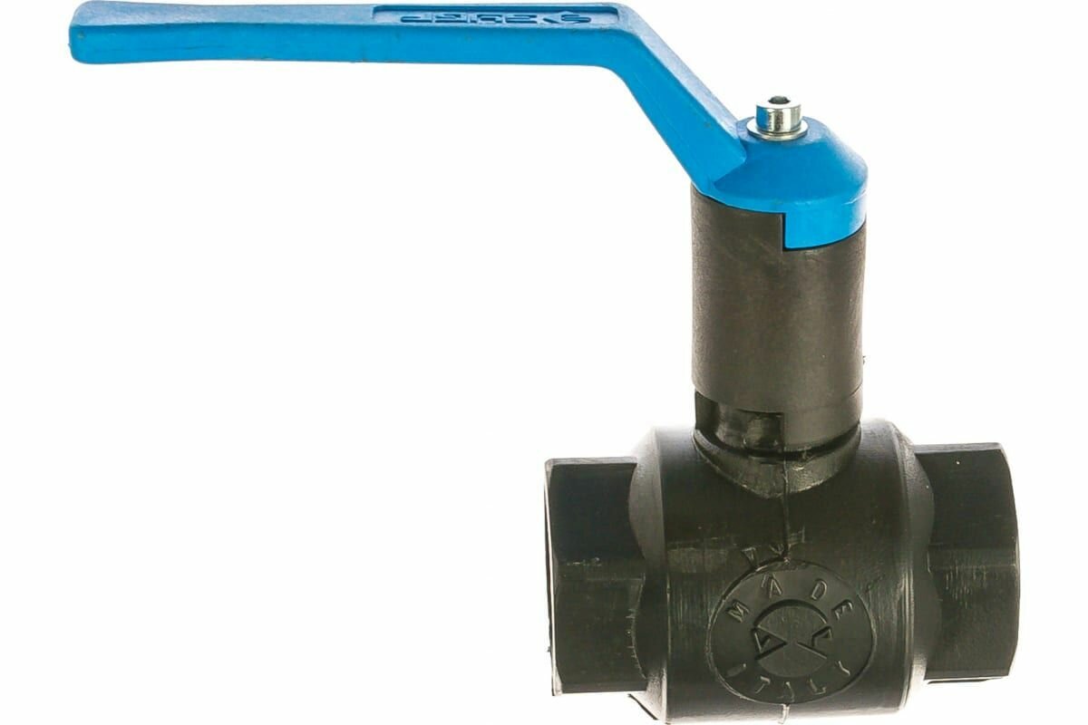 фото Кран шаровой ЗУБР полнопроходной мама-мама, ручка с удл, морозоуст корп, 3/4