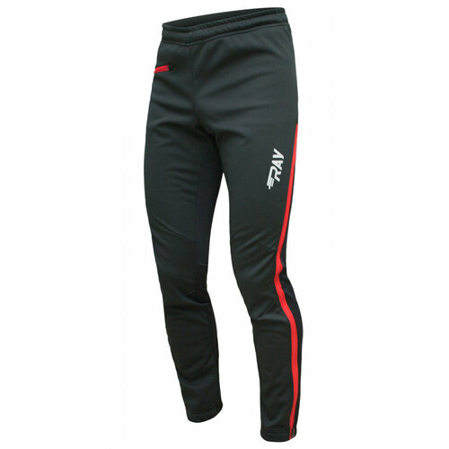 Брюки спортивные RAY ACTIVE, размер 50, красный, черный брюки ray active размер 48 красный черный