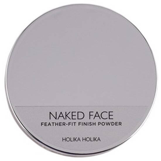 Пудра рассыпчатая для лица Holika Holika Naked Face Feather-Fit Finish Powder, бежевый