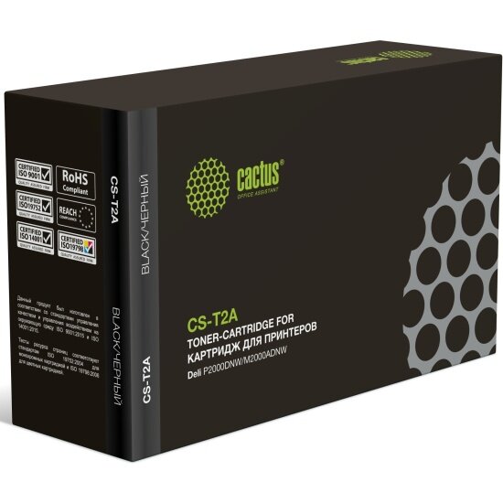 Картридж лазерный Cactus deli T2A CS-T2A черный (2000стр.) для Deli P2000DNW/M2000ADNW