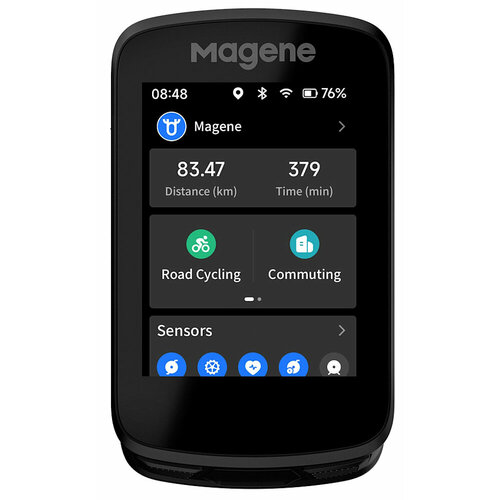 велокомпьютер magene c206 pro mgnbt206 Велосипедные датчики Magene Велокомпьютер C606, черный