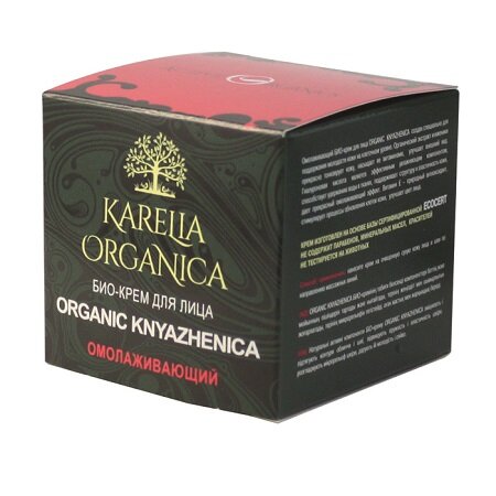 Karelia Organica Био-крем для лица Organic Knyazhenica омолаживающий, 50 мл