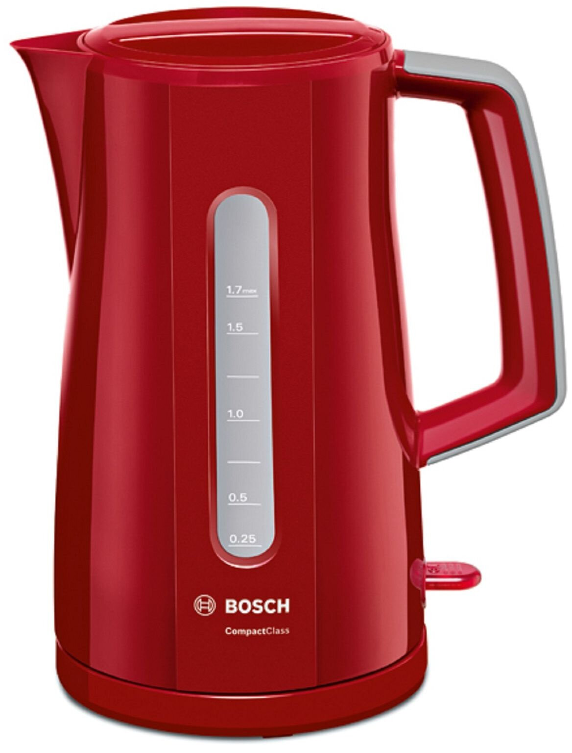 Чайник электрический Bosch TWK3A014 1.7л. 2400Вт красный (корпус: пластик)