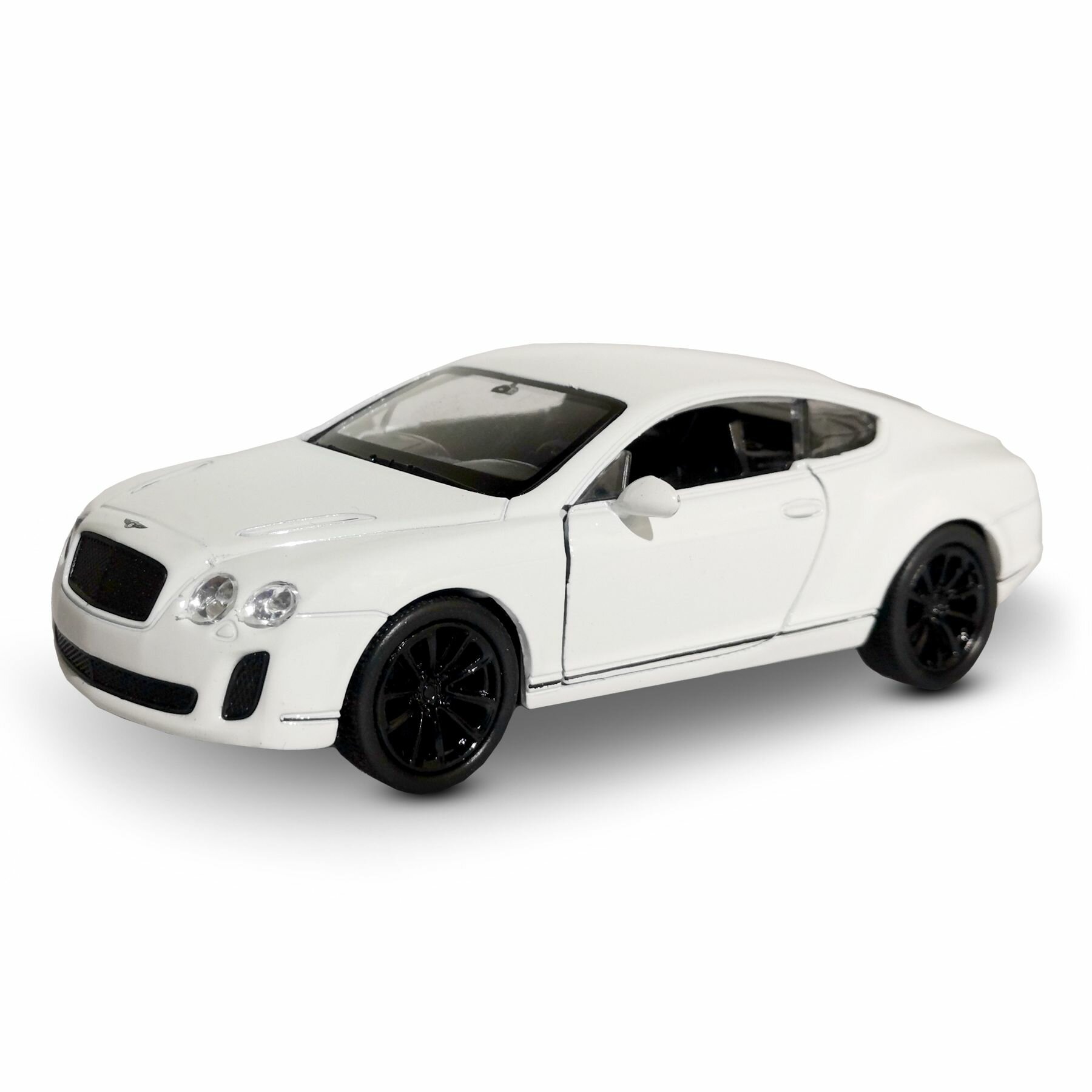 Машинка WELLY BENTLEY CONTINENTAL SUPERSPORTS Белый / модель машины 1:38 с пружинным механизмом