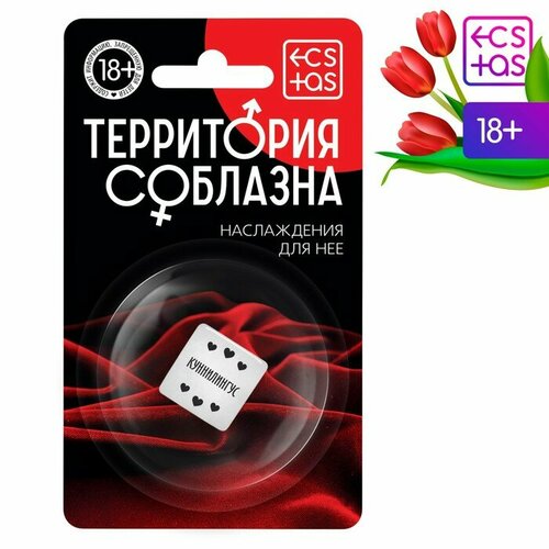 Кубик для неё «Территория соблазна. Наслаждение для неё», 1 неоновый кубик, 18+