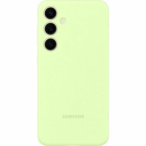 Чехол-накладка Samsung Silicone Case S24+ Lime