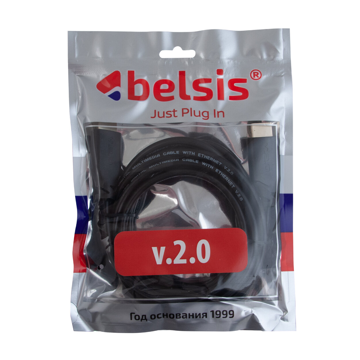 Кабель HDMI 5м Belsis BW1429 круглый черный - фото №6