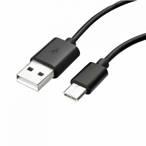 Кабель LP USB Type-C 1 метр, 6 ампер, черный