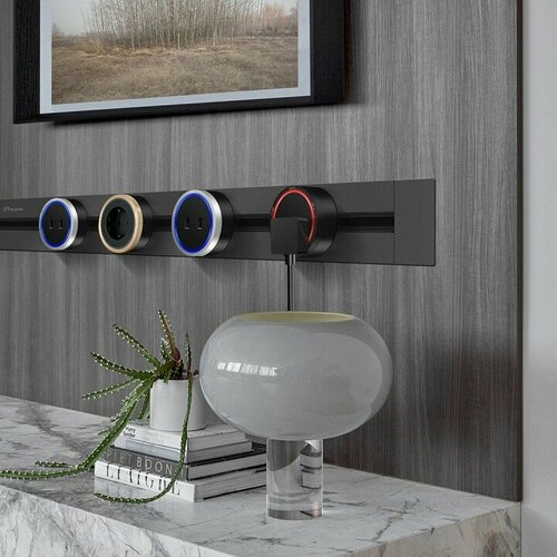 Розетка 2xUSB на треке Arte Milano Am-track-sockets 380022TSUSBx2 Black 1644₽