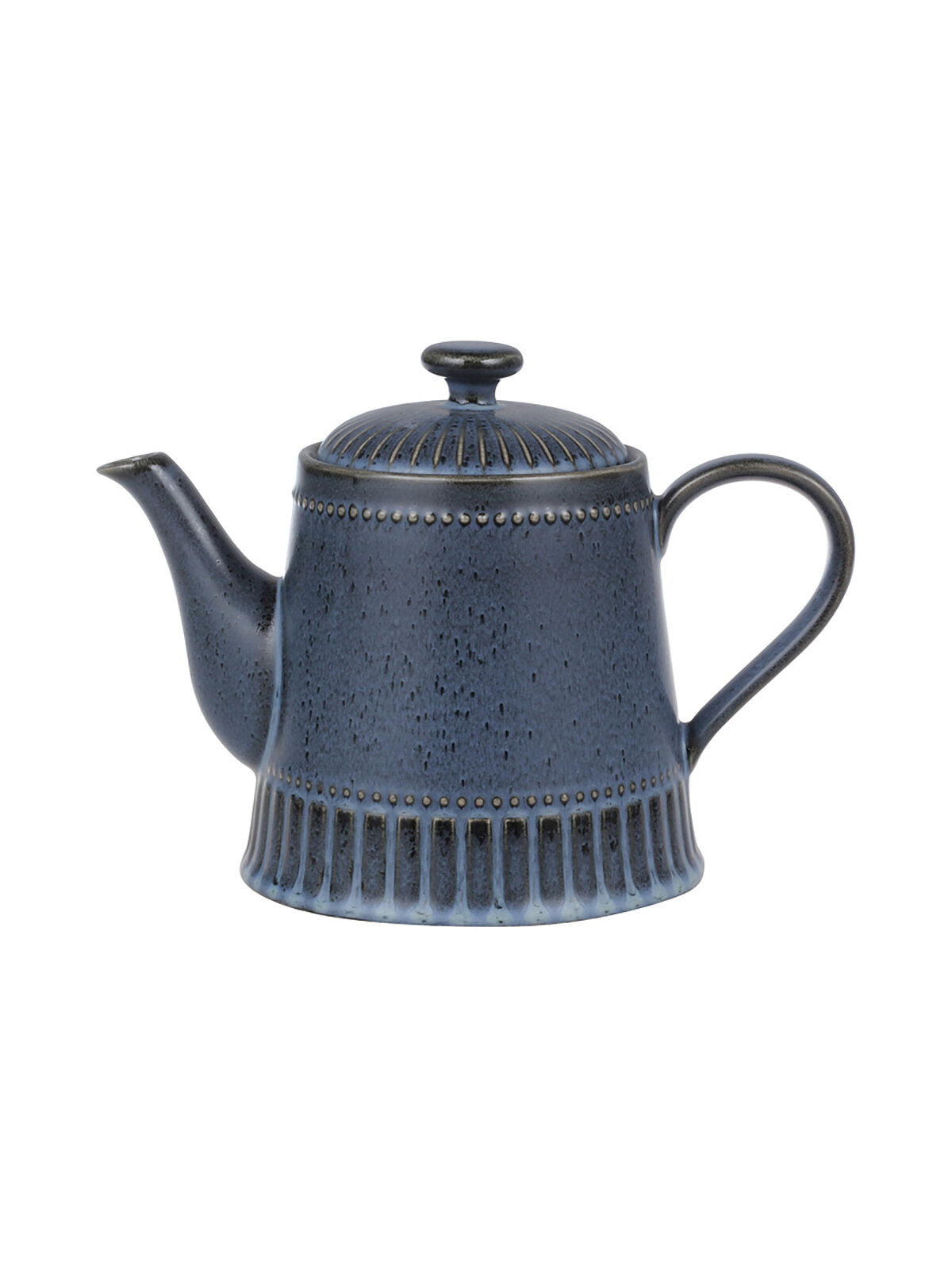 Чайник заварочный Home & Style Black Kitchen фарфоровый 1 л
