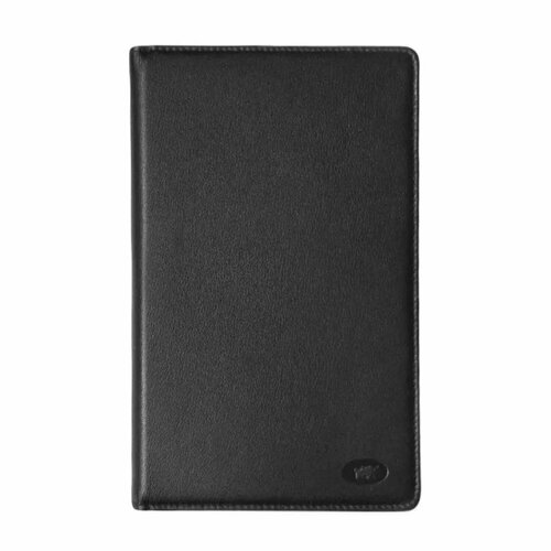 Визитница Braun Buffel, гладкая, черный