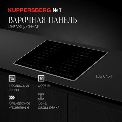 Варочная встраиваемая панель индукционная Kuppersberg ICS 645 F