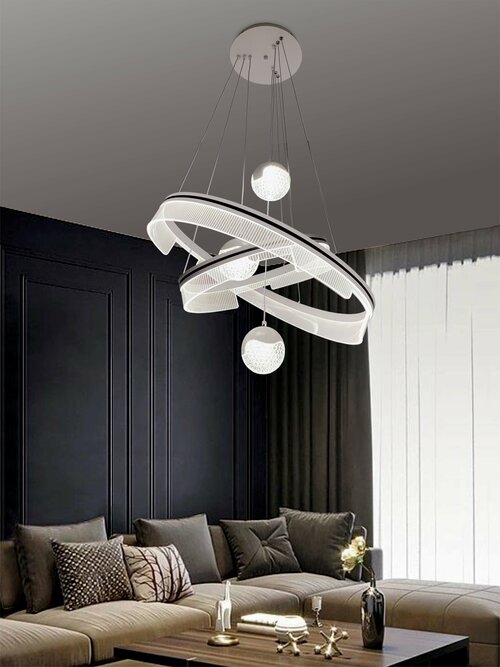 Светодиодная люстра подвесная VertexHome VER-6104 стиль модерн, на кухню, в детскую, в спальню, в гостиную