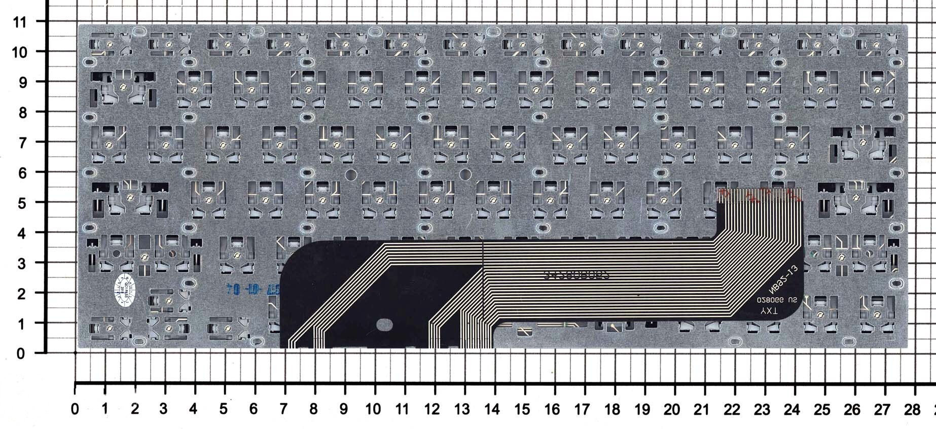 Клавиатура для Prestigio SmartBook 141A03 черная без рамки