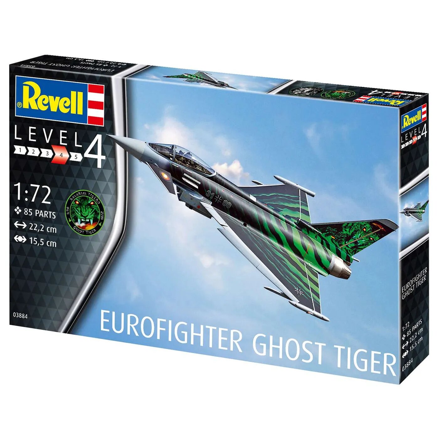Revell Сборная модель Многоцелевой истребитель Eurofighter Ghost Tiger, 1:72 - фото №10