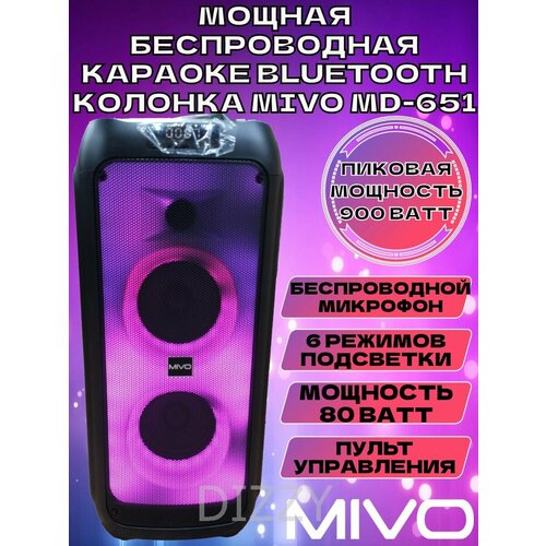 Мощная беспроводная колонка Mivo MD-651