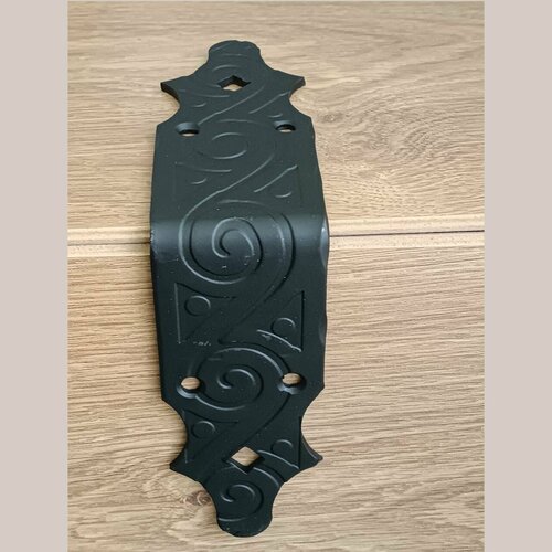 Уголок крепежный внешний120Х120Х50 /кованый/ серия ярославль (черный)