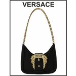 Женская сумка Versace Jeans Couture черная на плечо - изображение