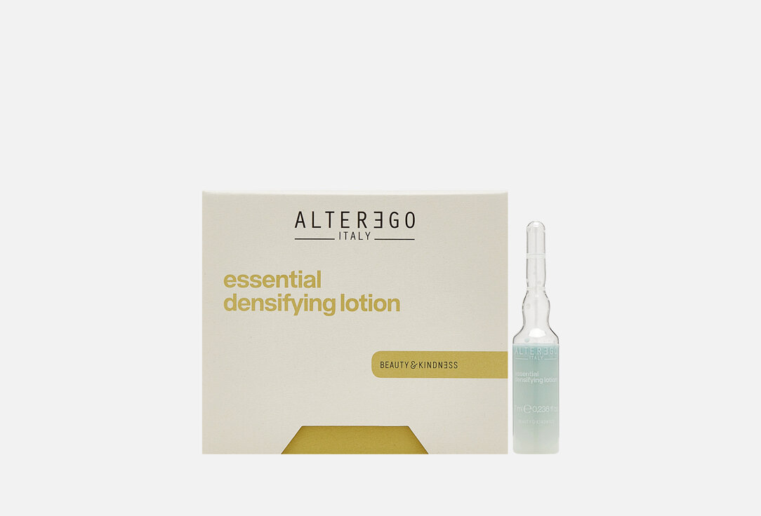 Уплотняющий лосьон с эфирными маслами AlterEgo Italy Essential Densifying Lotion / количество 12 шт