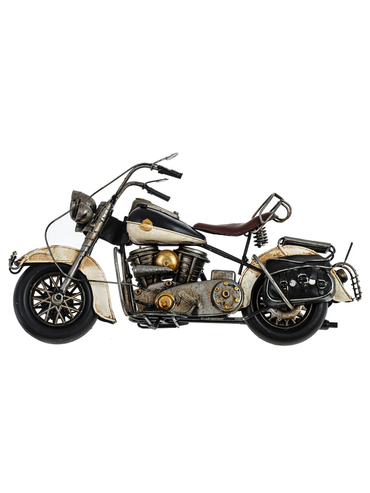 Изделие декоративное Remecoclub Мотоцикл, металлическое, 18x35x12 см