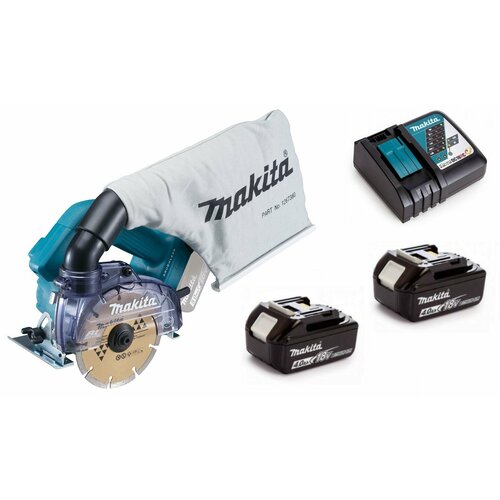 Пила алмазная аккумуляторная 125мм Makita DCC500RM2 18V Li-Ion 2х4Ач зу 48987₽