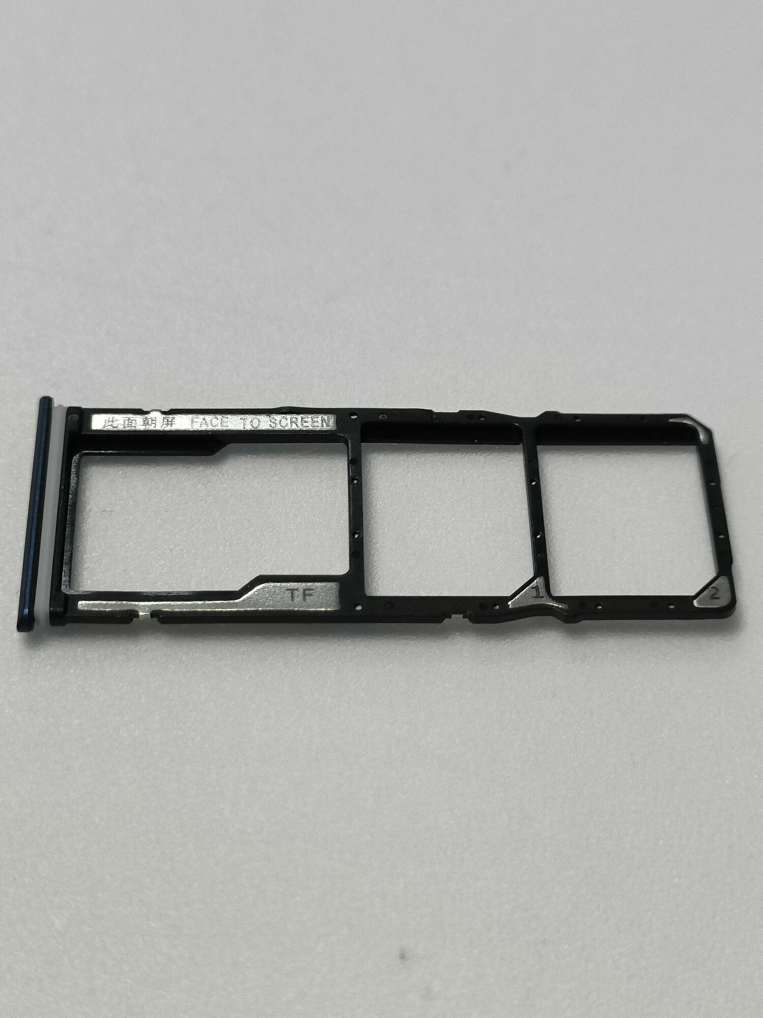 Сим лоток для xiaomi redmi 9t синий — фото 1