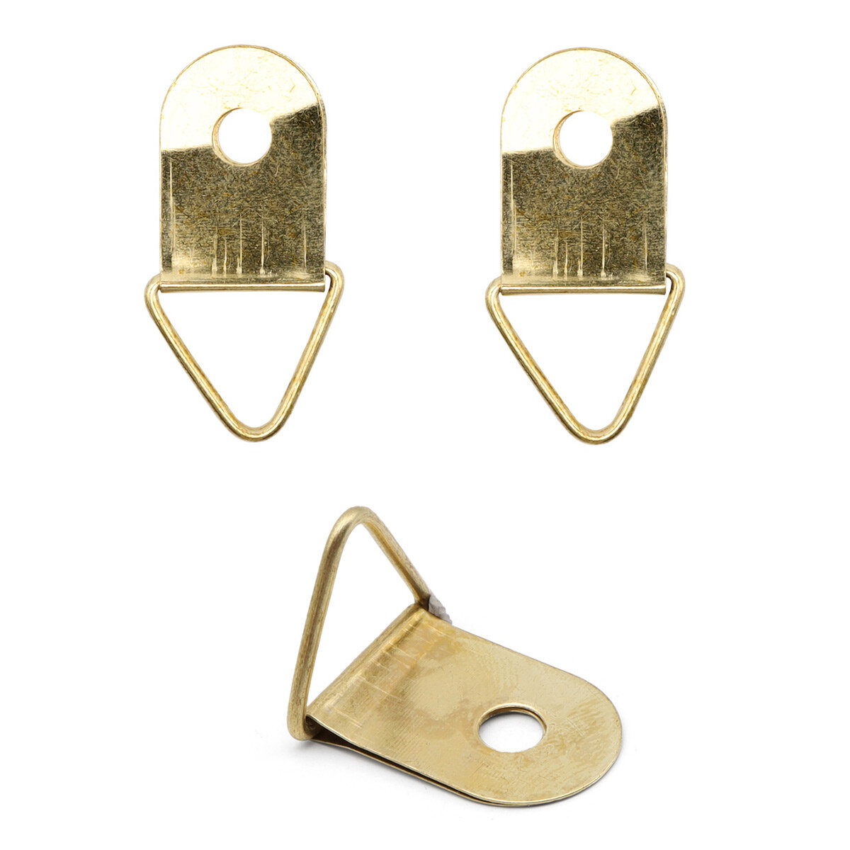 Подвес-петля для картин 37х15 мм, цвет золотистый, 20 штук, Айрис