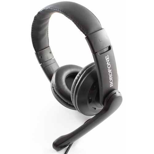 Игровые наушники Гарнитура BOROFONE BO102 35 ммUSB Черная 110500₽