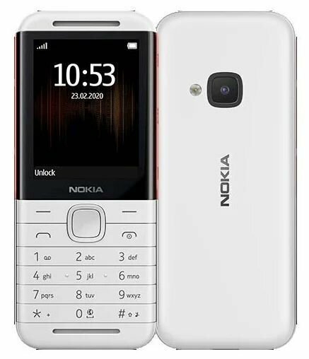 Телефон мобильный (NOKIA 5310 DS WHITE/RED)