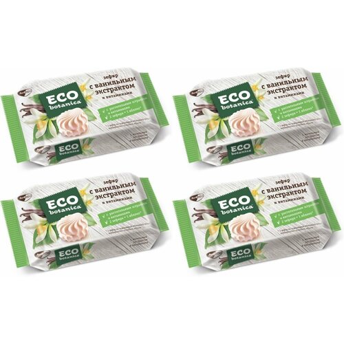 Eco Botanica Зефир с ванильным экстрактом и витаминами, 250 г, 4 уп