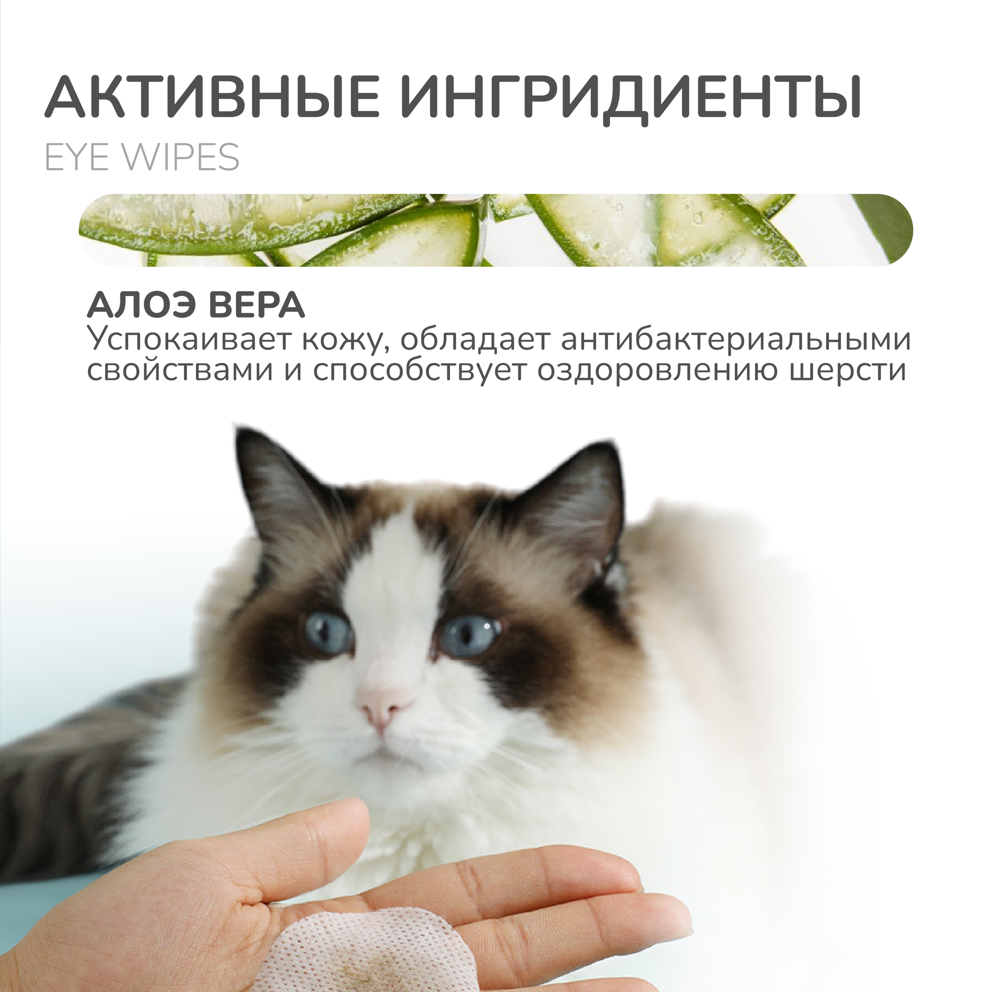 Влажные салфетки для животных / для собак для кошек / 200шт — фото 1