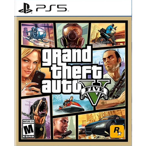 Игра Grand Theft Auto V GTA V для PS5 диск русские субтитры 2290₽