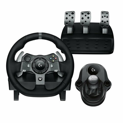 Игровой руль Logitech Driving Force G920 Руль педаль передач Shifter для Xbox Series XSOnePC 35990₽