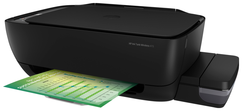 МФУ струйное цветное HP Ink Tank 415, A4, 8/5 стр/мин, USB, Wi-Fi, СНПЧ