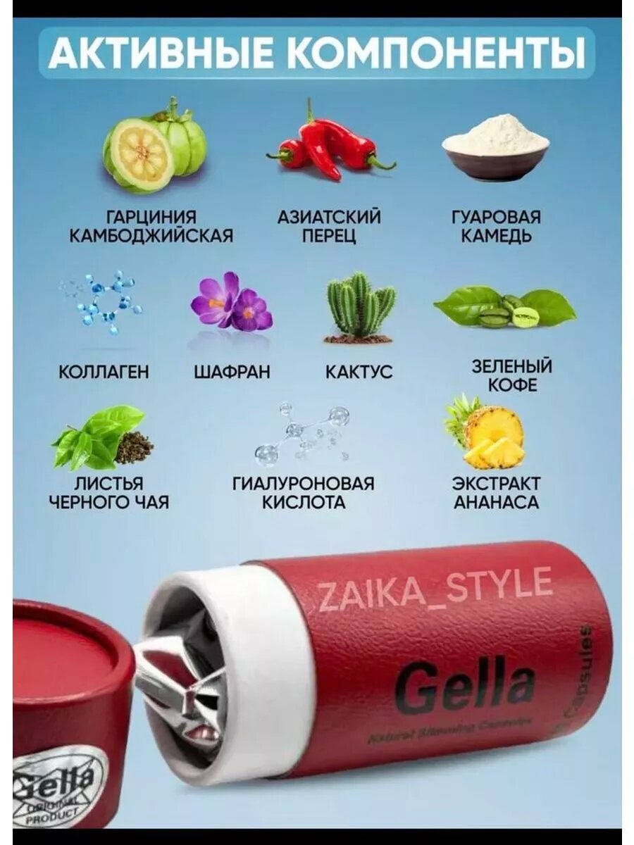 Гомеопатические Препараты Для Похудения Gella Капсулы для похудения - препарат для снижения веса
