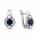 Серьги Diamant online, серебро, 925 проба, родирование, фианит, с...