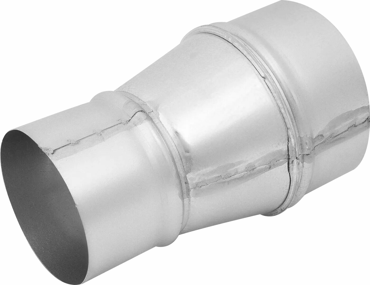 Переходник для круглых воздуховодов Ore D100/125 мм оцинкованный металл