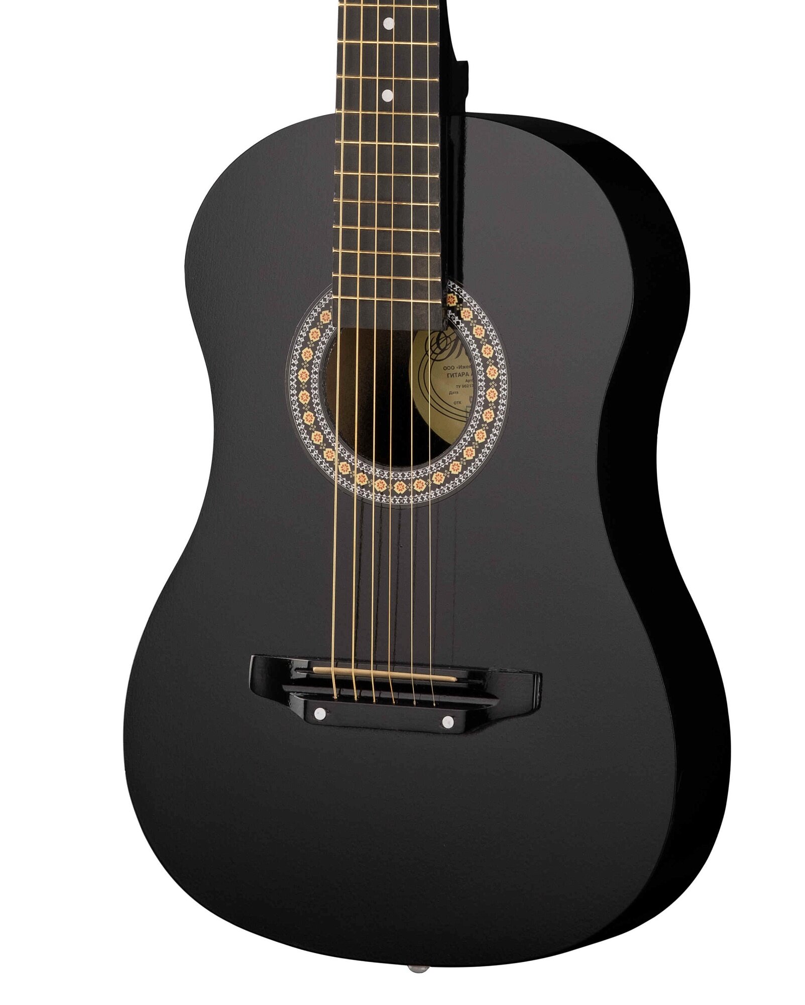 Акустическая гитара 3/4 Ижевский завод Т. И. М 1C-BK — фото 1