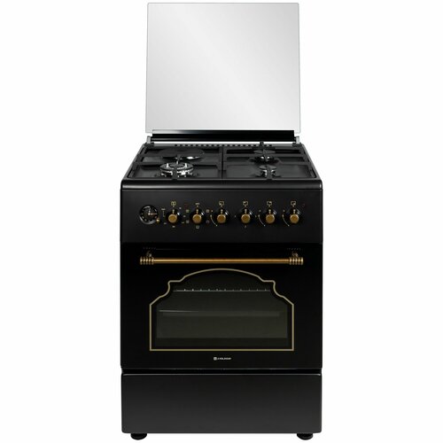 Комбинированная плита AXELDORF FG 063 3газ 1эл электродуховка газ-контроль чугунные решетки 45359₽