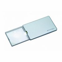 Лупа дифракционная асферическая выдвижная с подсветкой Eschenbach easyPOCKET, 50 х 45 мм, 4.0х, 16.0 дптр, цвет - голубой