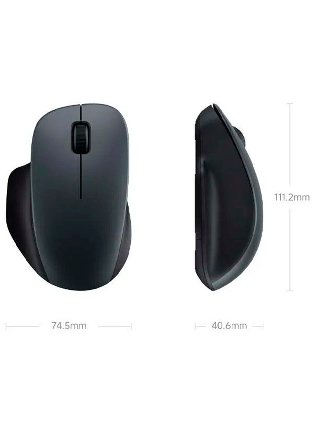 Компьютерная мышь Xiaomi Wireless Mouse Comfort Edition (XMWXSB04YM) Black BHR9359GL — фото 1