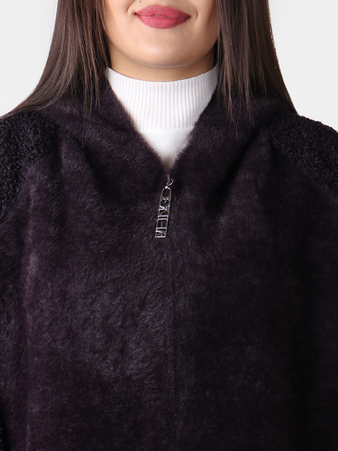 Пальто, размер One Size, темно-коричневый — фото 1