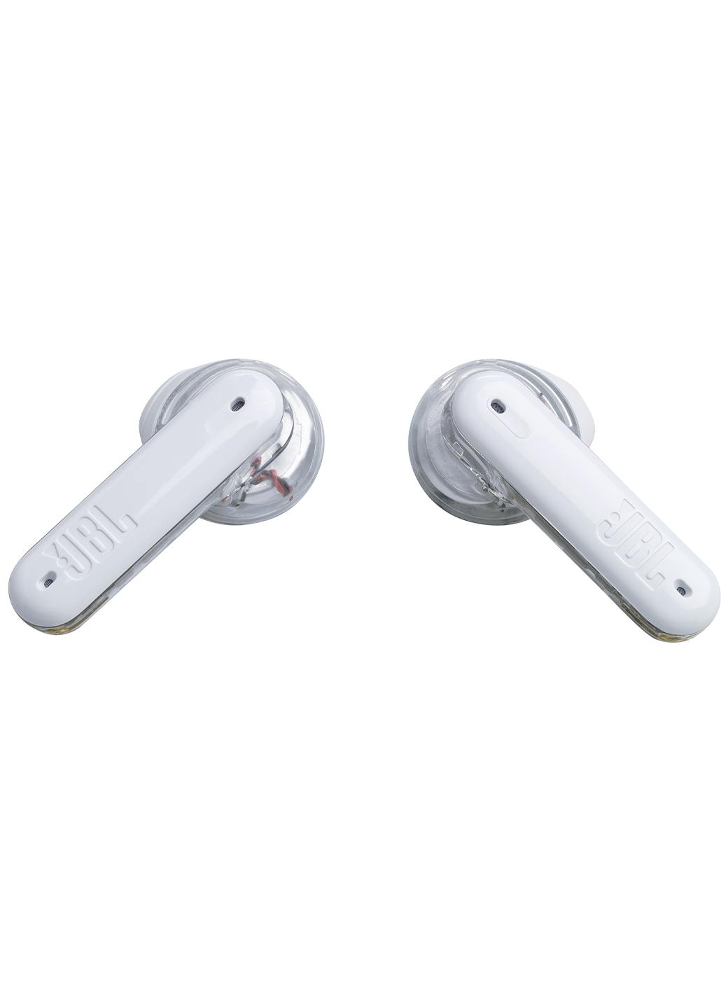 Наушники беспроводные JBL Tune Flex Ghost, белый, шумоподавление — фото 1