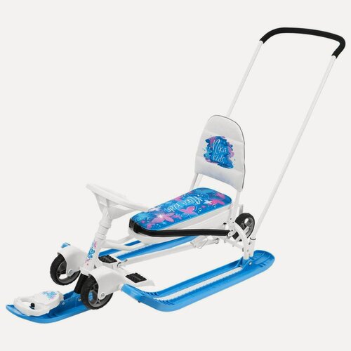 Изображение товара Снегокат Nika "Тимка спорт 6", для девочек, амортизация, буксировочный трос, 100 кг