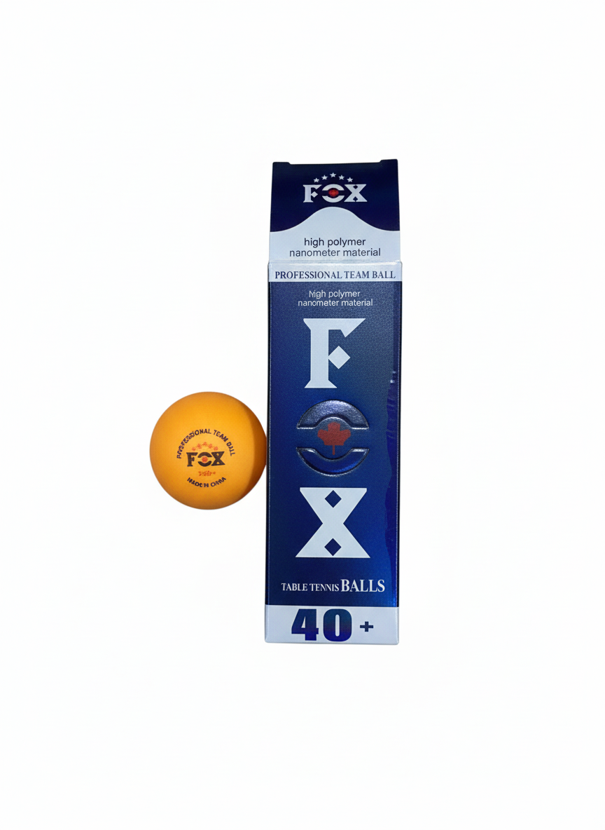 Мячи для настольного тенниса "FOX Professional Team Ball", 3 шт, желтые