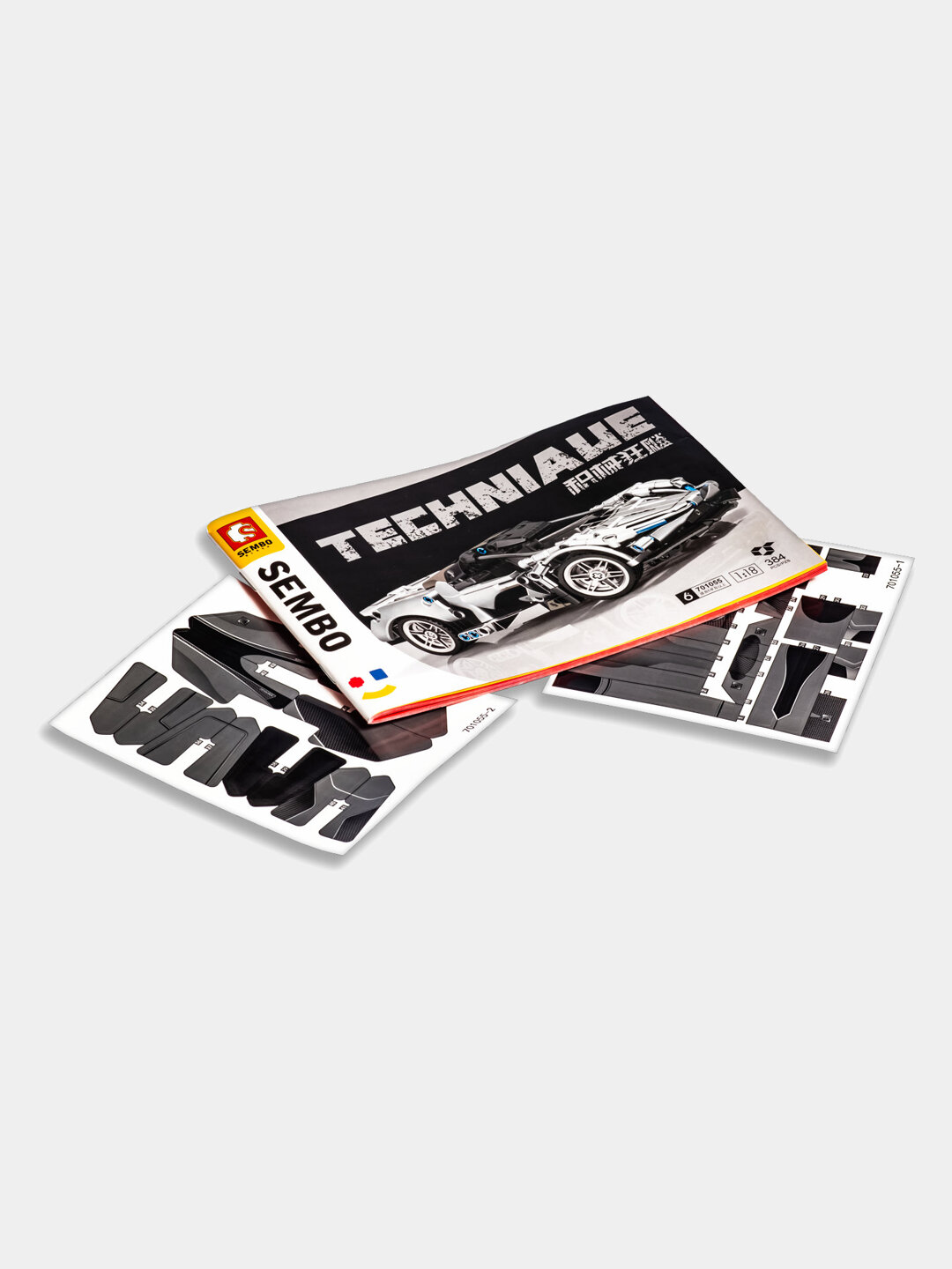 Конструкторский набор Techniaue 1:18 Grey — фото 1