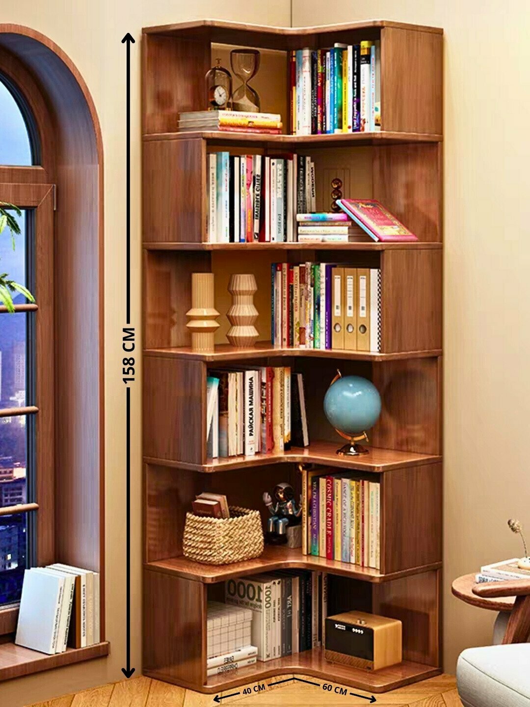 Многоярусные книжные шкафы для дома, спальни, книжная полка, мебель для гостиной