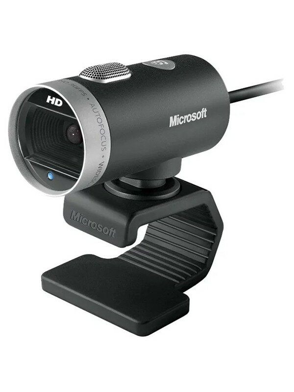 Веб-камера Microsoft "LifeCam Cinema", CMOS, 1280x720, USB 2.0, с креплением на мониторе