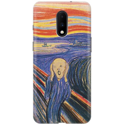 фото Gosso ультратонкий силиконовый чехол-накладка для oneplus 7 с принтом "крик"