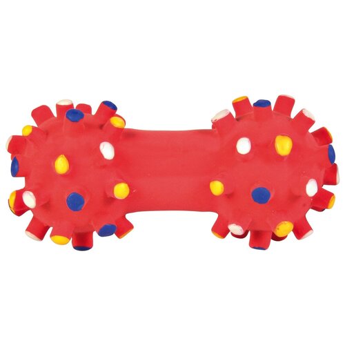Игрушка Гантель игольчатая 10 сантиметров, латекс trixie игрушка гантель игольчатая 10 см латекс